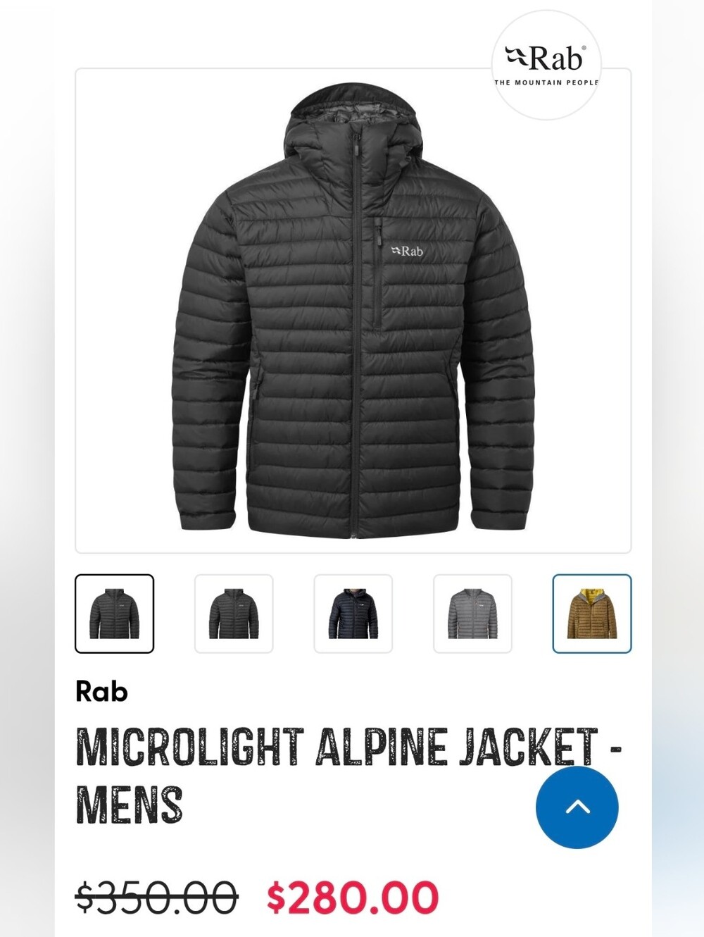 Rab - Microlight Alpine Jacket - Picture 4 of 4